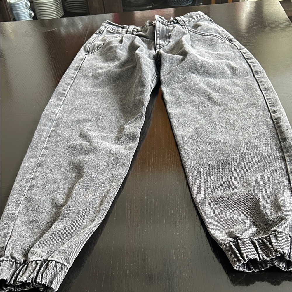 Aqua Charcoal Denim Pants
